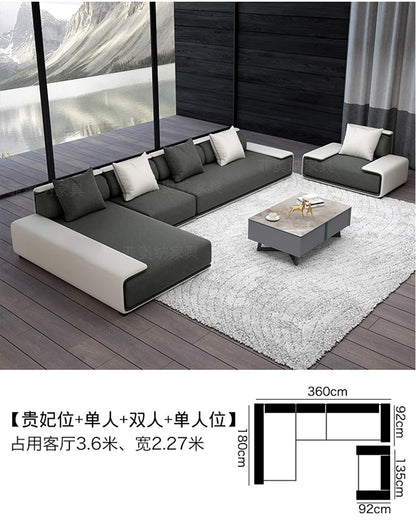 Nordic Living Room Sofas Recliner Minimalist Apartment Straight Sofas Fabric Comfortable Divani Da Soggiorno Home Furniture