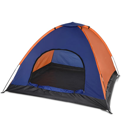TOMSHOO 3-4 Persons Camping Tent Lightweight Outdoor Backpacking Tent with Rain Fly for Family Camping Hiking Beach Fishing Tent