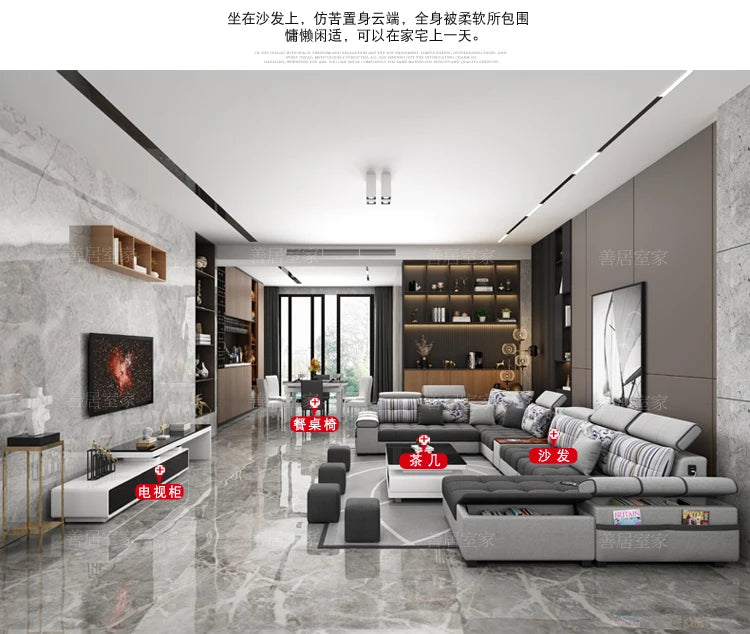 Sectional Living Room Sofas Lazy Lounge Designer Relax Sofa Multifunction Reclining Canape Salon De Luxe House Accessories