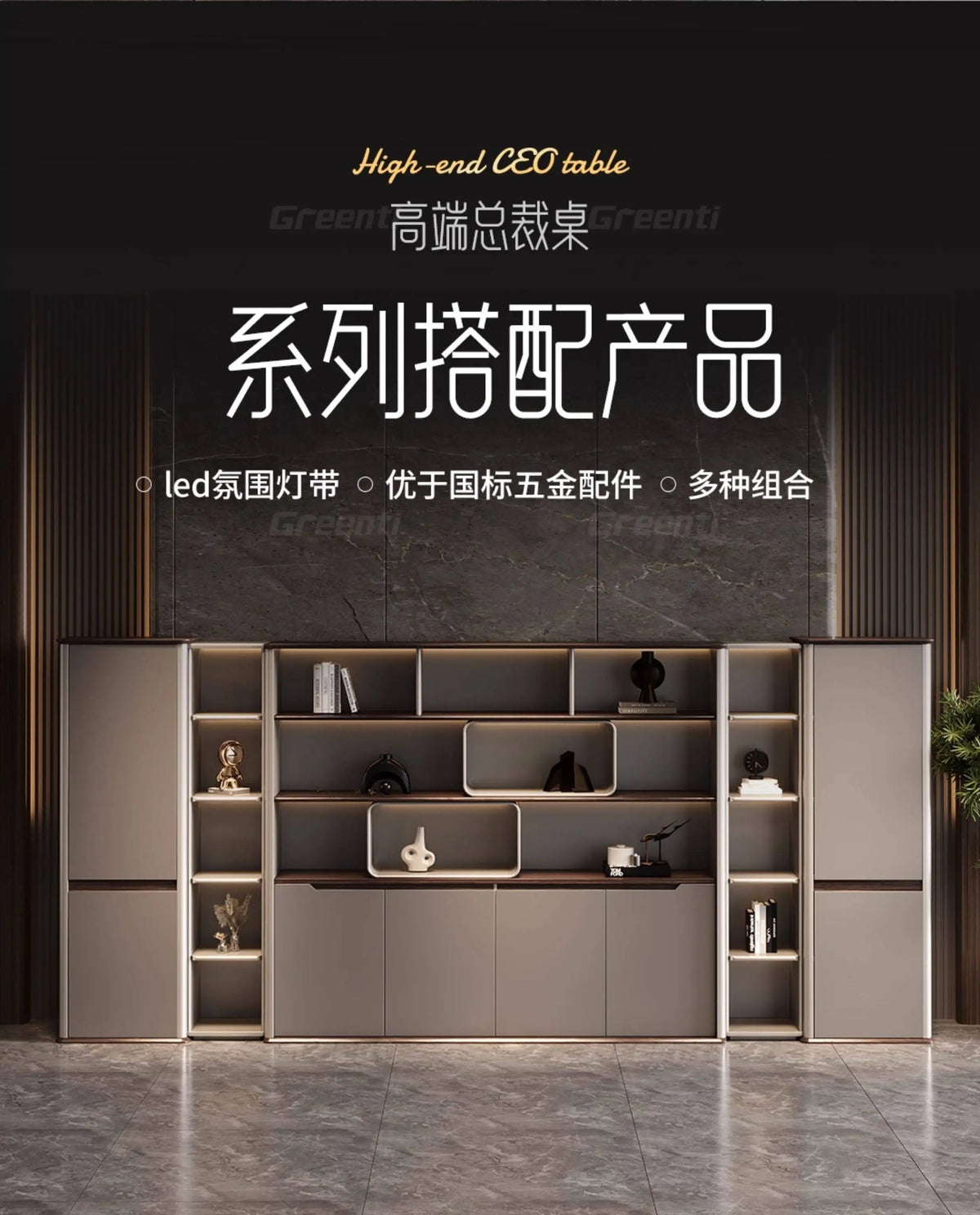 Multi-functional design Boss CEO Desk High end modern luxury Computer desk office table escritorios de computadora furniture