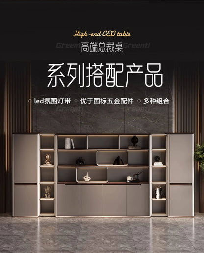 Multi-functional design Boss CEO Desk High end modern luxury Computer desk office table escritorios de computadora furniture