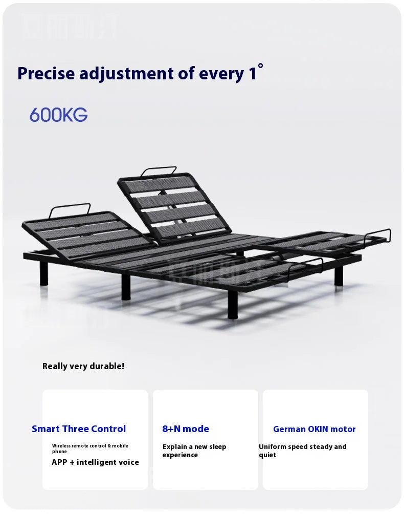 Soft Luxury Modern Double Bed Lift Up Electric Adults Smart Double Bed Queen Mattress Camas De Dormitorio Bedroom Furniture