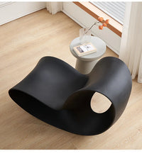 Creative butterfly shaped living room rocking chair, home leisure single lazy chair, modern simple plastic lounge chair GN772LA