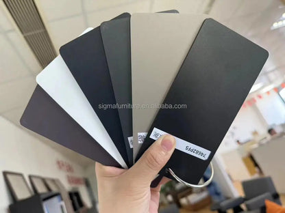 Sigma Designer Aluminum Furniture with Cushions Sofa Set Living Room Garden Patio Hotel Sectional Outdoor Sofa