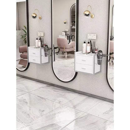 Modern Metal Frame Layer Tool Cart Hair Salon Equipment Set Furniture Beauty Salon Trolley Wall Mounted Tool Cabi