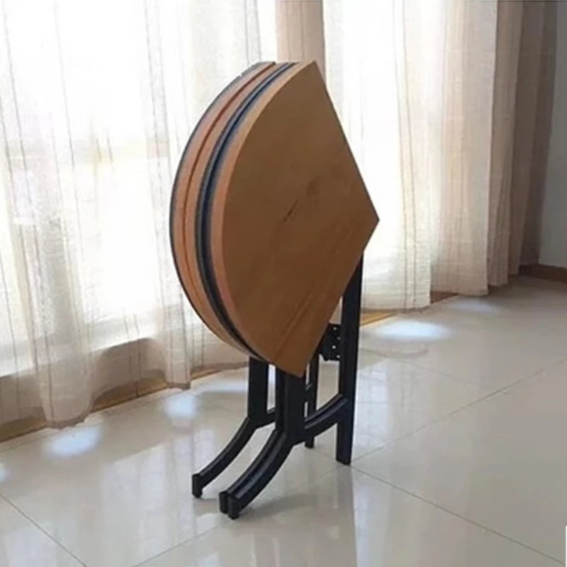 z Kitchen Legs Dining Table Nordic Space Saving Vanity Folding Dining Table Wooden Design Mesa Plegable Furnitures   z