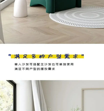 Stretch Lazy Balcony Sofa Chair Nordic Single Lounge Design Sofa Chair Relax Floor Cadeiras De Sala De Estar Home Furniture