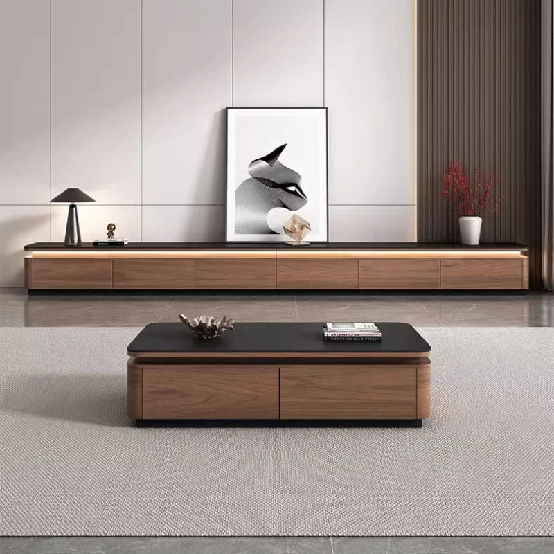 Storage Retro Design Tv Stand Coffee Table Lights Minimalist Floor Tv Stands Home Universal Mueble Para Televisor Furniture