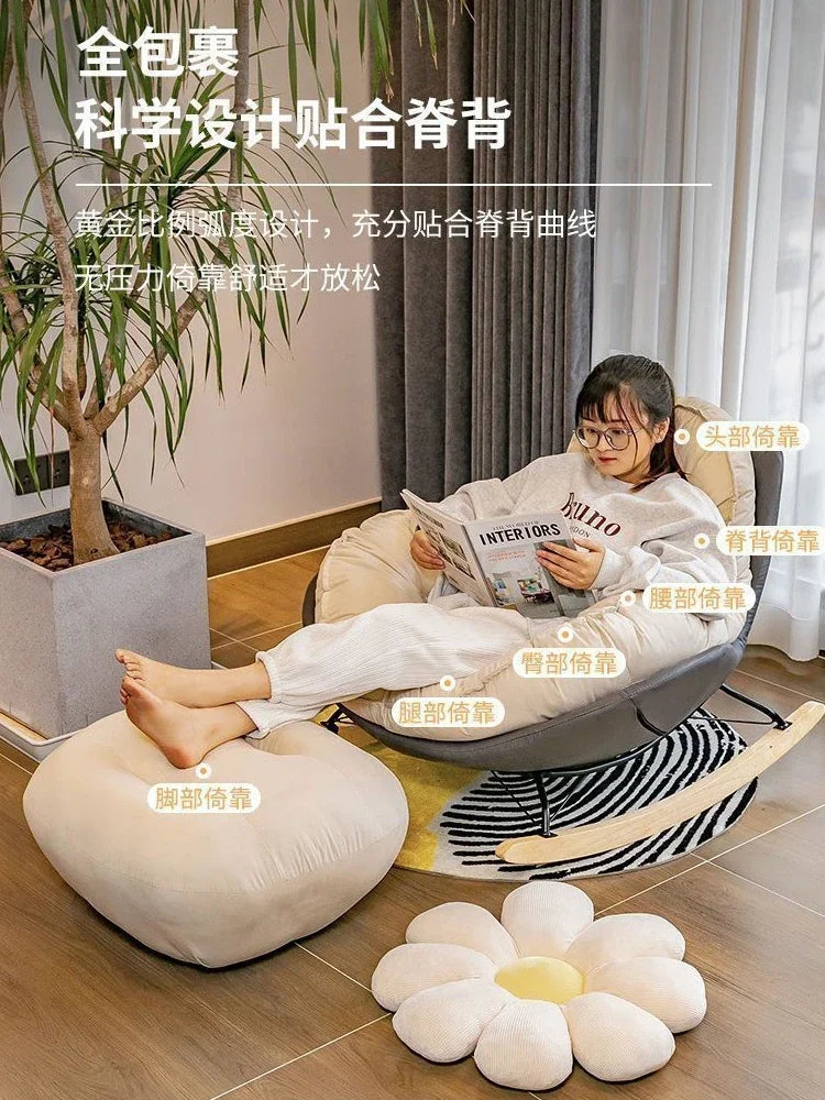Relax Balcony Living Room Chairs Relax Nordic Luxury Tumbonas Girl Designer Chairs Vintage Ergonomic Fauteuil Salon Furniture