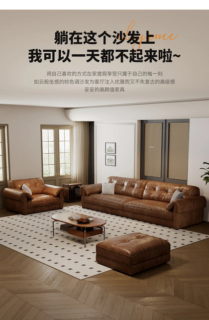 Leather Corner Living Room Sofas Armchair Minimalist Lazy Lounge Living Room Sofas Hallway Designer Muebles Postmodern Furniture
