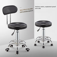 Beauty Stool,Hair Salon,Rotating Lift,Hair Salon Chair,Pulley,Nail Art, Hair Cutting, Round Stool, Exclusively for Beauty Salons