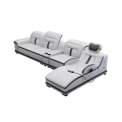 Living room multi-functional smart sofa, electric massage sofa, leather smart massage sofa