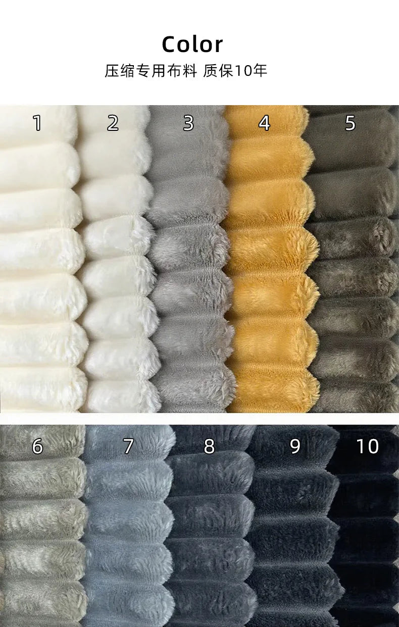 A57 Compression Integrated Sofa Full Sponge Vacuum Roll Pack Large Folding Two-in-One Compression Sofa