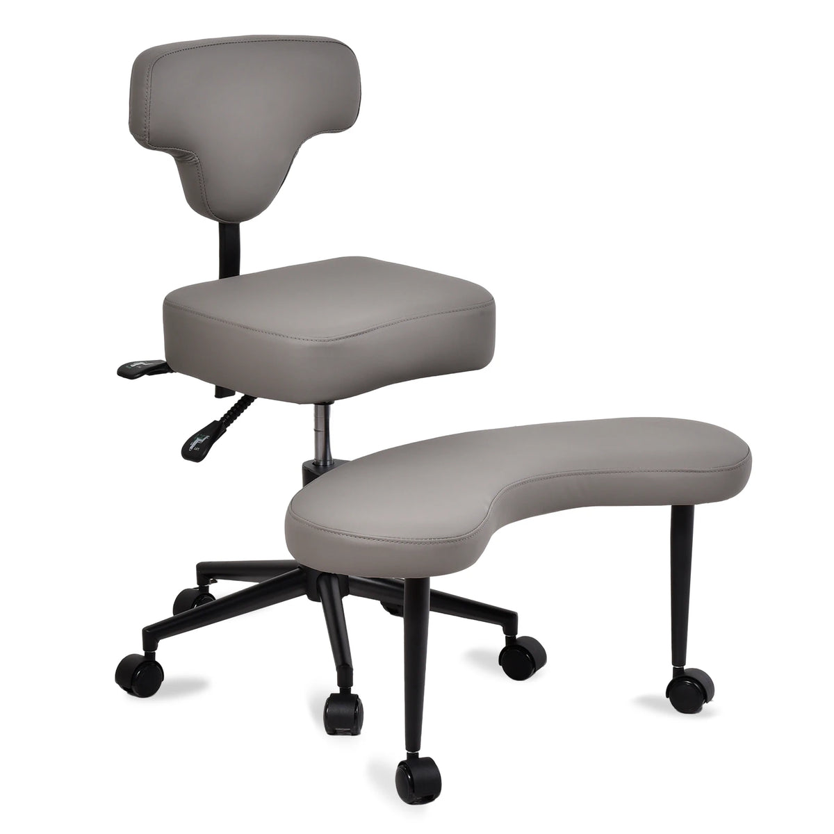Meditation Chair Relaxing Chair with Wheels Height Adjustable Seat w/Lumbar Support for Adults Fidget and Yoga,Pose Improvement
