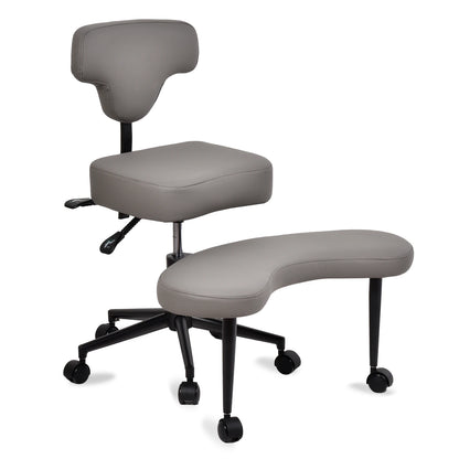 Meditation Chair Relaxing Chair with Wheels Height Adjustable Seat w/Lumbar Support for Adults Fidget and Yoga,Pose Improvement