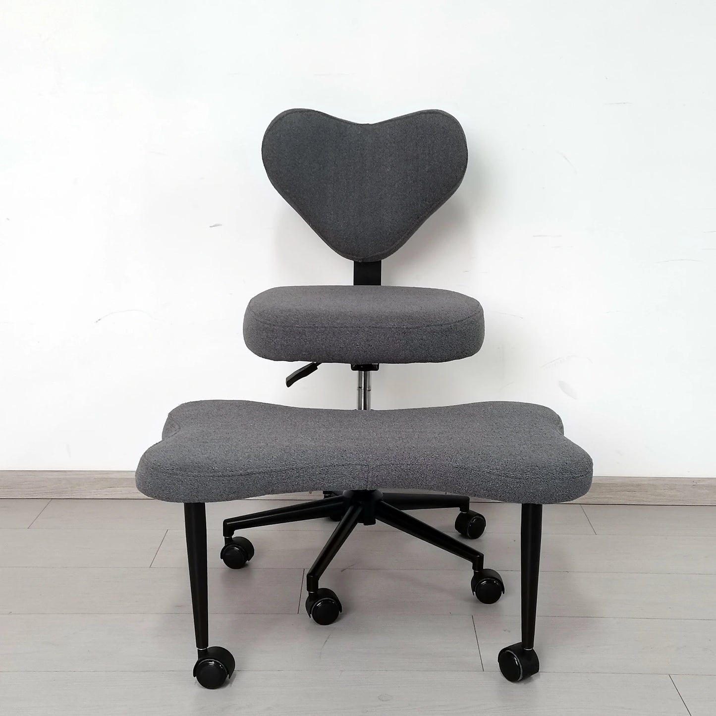 Cross Leg Chair - Meditation Chair with Wheels, ADHD Chair, Height Adjustable Seat, Adjustable Footstool