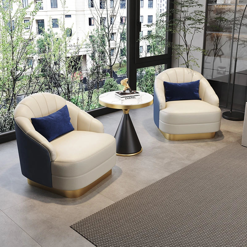 Chaises de canapé de salon modernes nordiques, piste de réception confortable, meubles de salon, balcon confortable, luxe