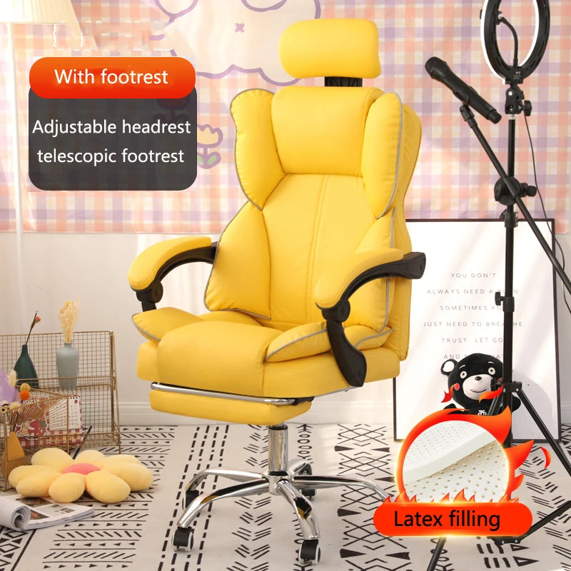 New Gaming Chair with Footrest Lift Up Game Chair High Quality Ergonomic Chair Home Furniture office computer chair gamer chair