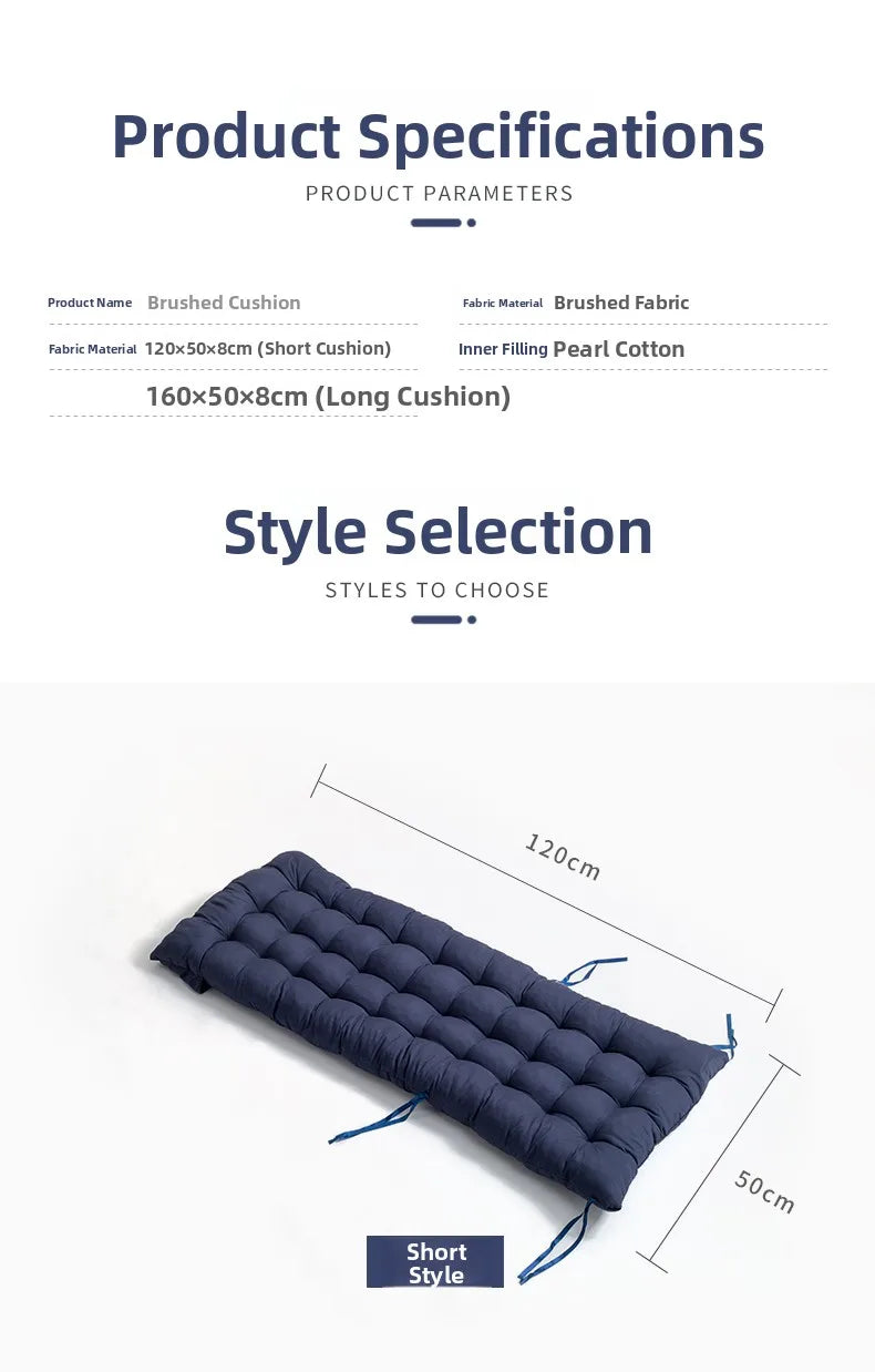 Thickened Chair Pad Backrest Pillow Foldable Bed Headboard Pillow Detachable Washable Modern Simple Style for Autumn And Winter