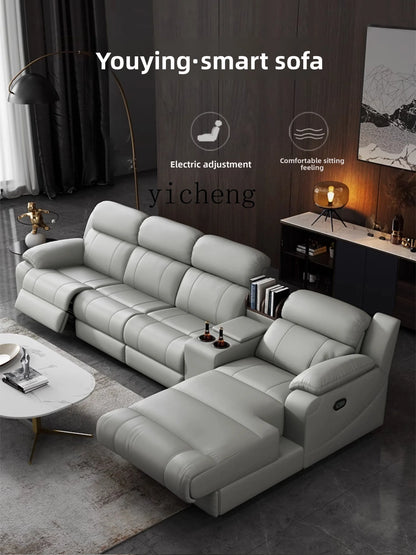 LSL Space Smart Cabin Living Room Multi-family Combination Multifunctional Electric Leather Sofa