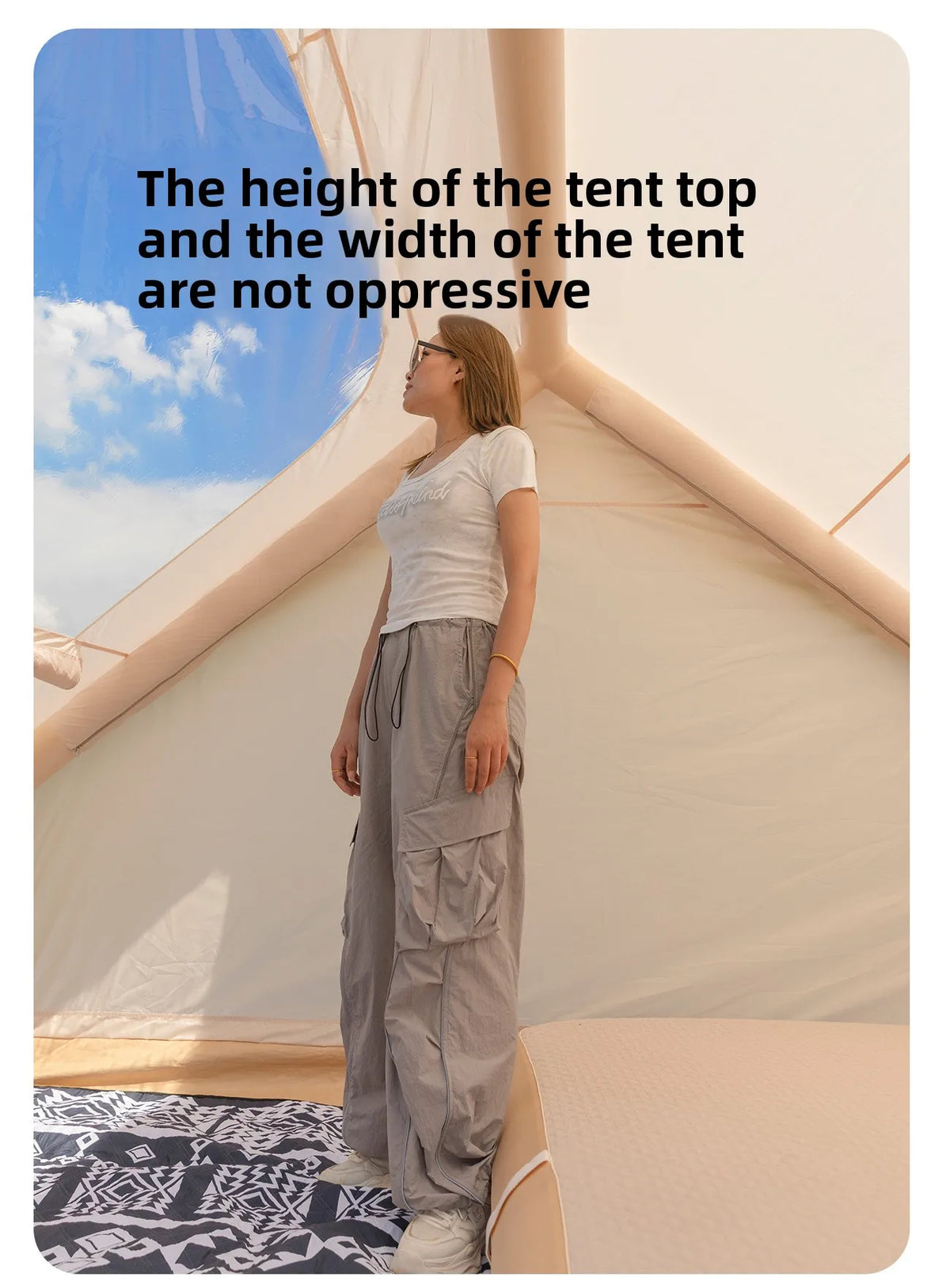 The Mountainhiker Inflatable Tent,equipped with Storage Bags and An Air Pump, Is Ideal for Outdoor Hiking Activities