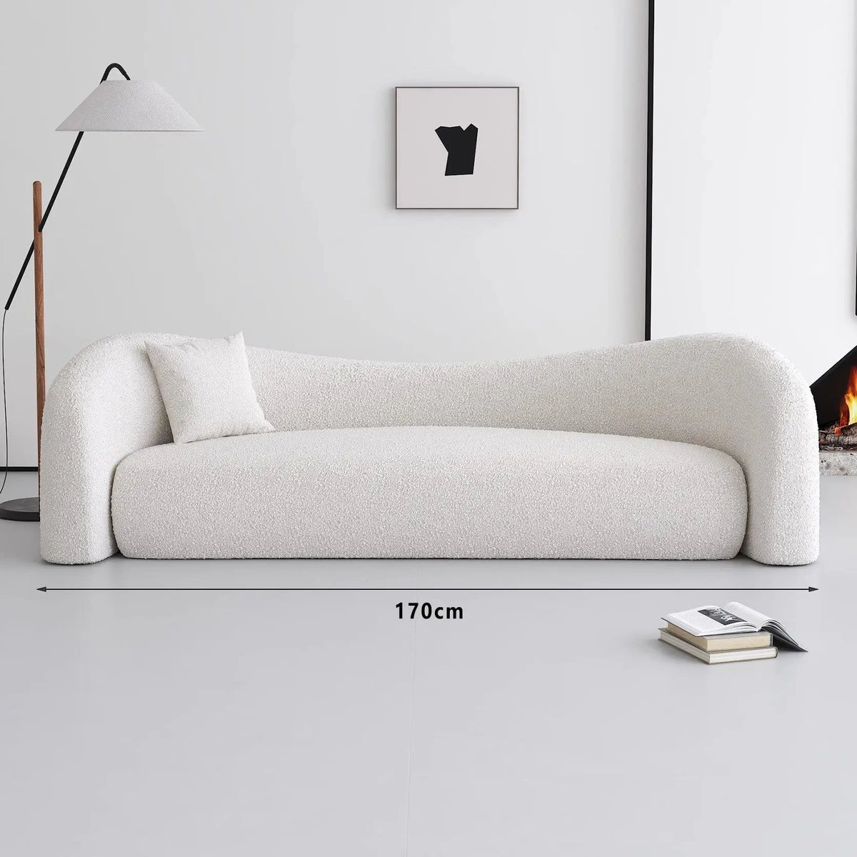 Nordic cream style simple modern sofa small apartment clothing store negotiation reception rest area