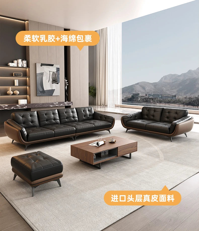 Loveseat Sofa Set Office Chair Compressed Cloud Couch Leather Sectional Sofa Bed Folding Recliner Bankstel Office Furniture