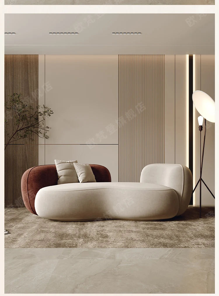 Nordic Lazy Living Room Sofas Luxury Lounge Double Floor Sofa Designer Adults Meuble De Salon Home Furniture Accessories