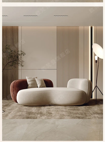 Nordic Lazy Living Room Sofas Luxury Lounge Double Floor Sofa Designer Adults Meuble De Salon Home Furniture Accessories