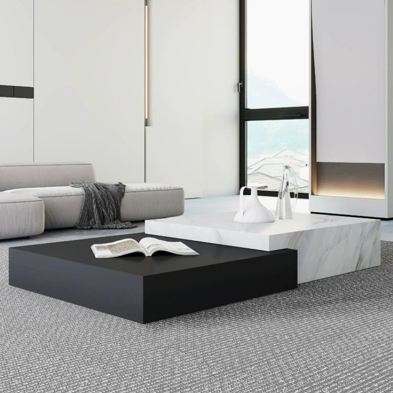 Italian Minimalist Rock Slab Coffee Tables Modern Minimalist Living Room Designer Coffee Table Creative Home Furniture FYCT