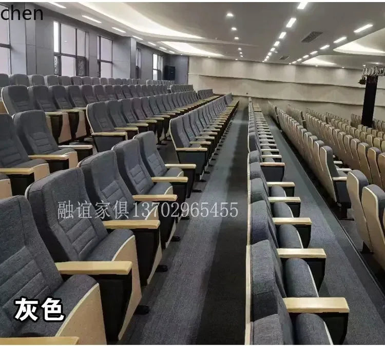 HT meeting room with row chairs Cinema School ladder classroom Aluminum alloy academic lecture hall seat