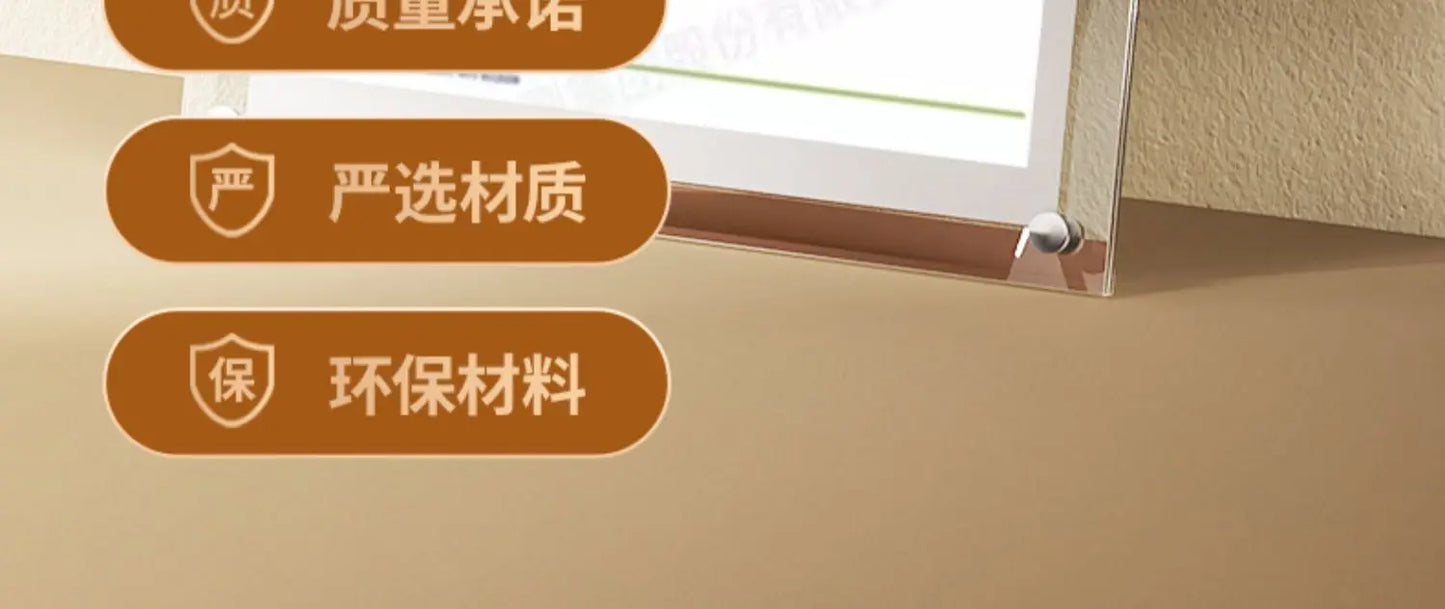 CNatural jade coffee table square crystal light luxury mansion blue and white jade living room marble luminous coffee table C660