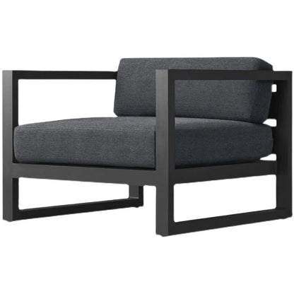 Outdoor sofa balcony Aluminum alloy open-air balcony Corner double three outdoor lazy courtyard Sunscreen rattan leisure