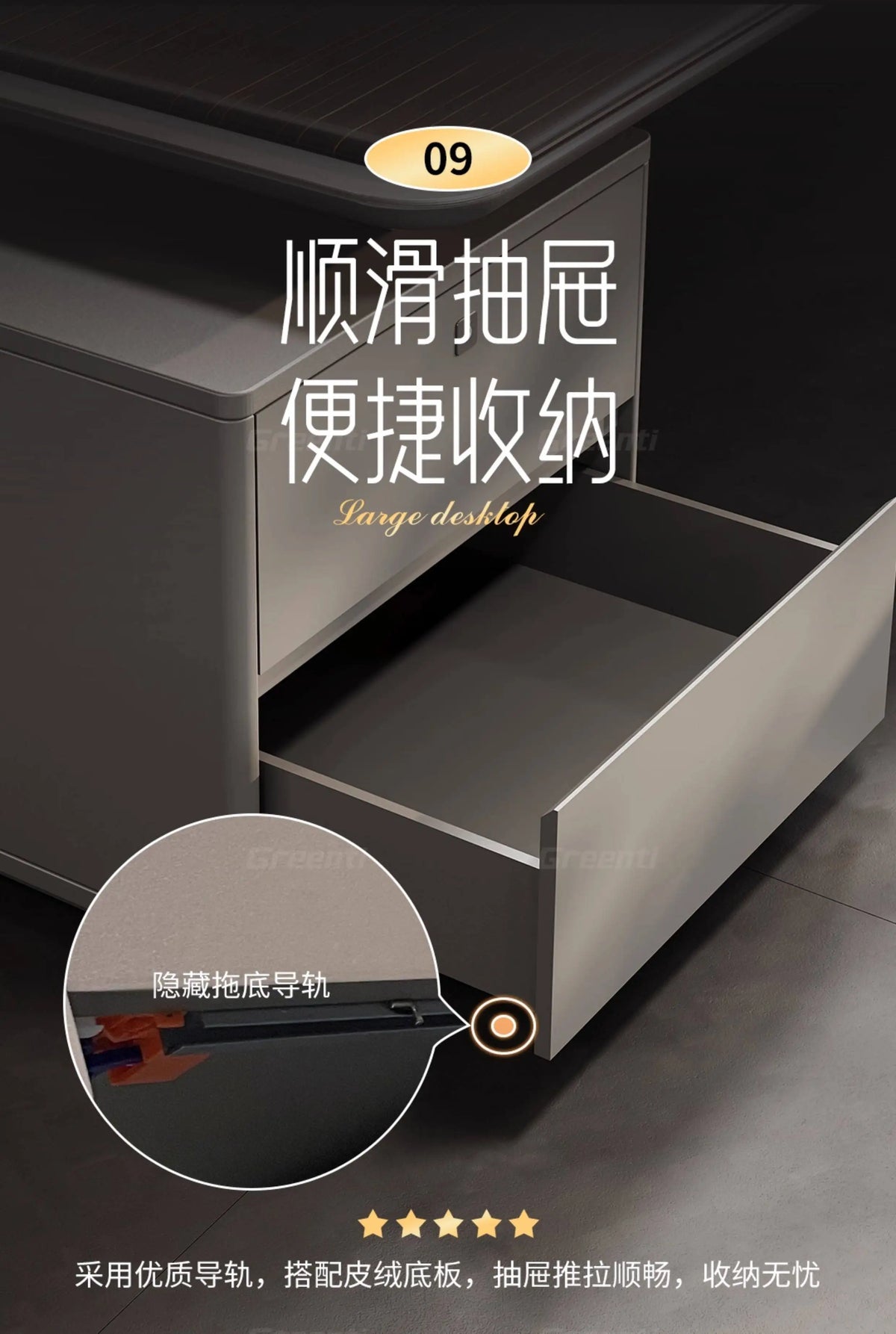 Multi-functional design Boss CEO Desk High end modern luxury Computer desk office table escritorios de computadora furniture