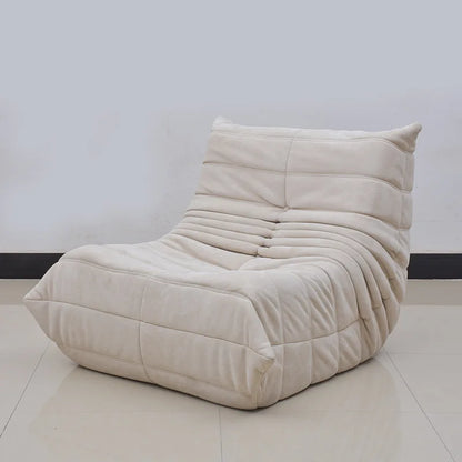 Compression sofa Foshan factory frameless integrated molding sponge caterpillar lazy fabric SOFO chair furniture