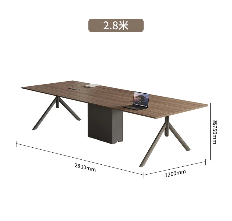 Conference Table Simple Modern Meeting Office Rectangular Business Negotiation Environmental Protection Large And Small Conferen
