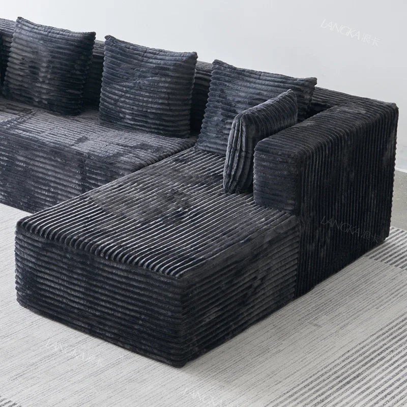 Living Room Fabric Compressed Sofa Lounge Daybed L Shape Bedroom Sofa Bed