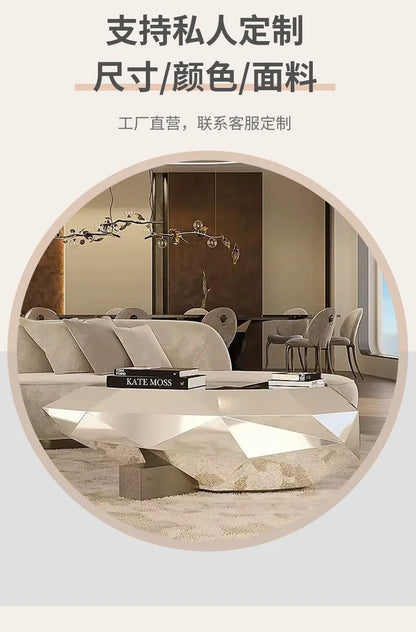 Modern Luxury Coffee Table Nordic Small Designer Books Industrial Coffee Table Clear Simple Cheap Metal Meubles Home Furniture