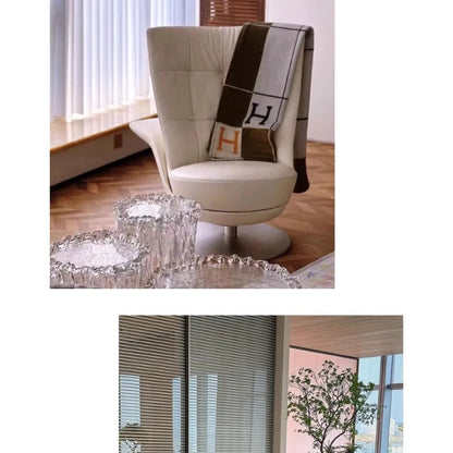 FRP Creative Armrest Rotating Leisure Chair Villa Hotel Reception Chair