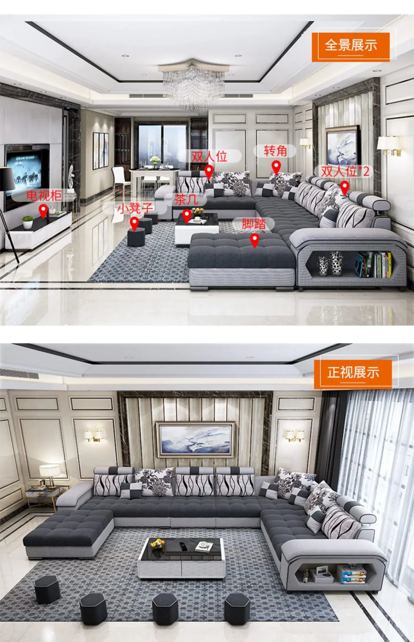 Relaxing Design Sofa Apartment Waterproof Minimalist Comfortable Sofa Lazy Sleeping Function Princess Divano Hotel Furniture