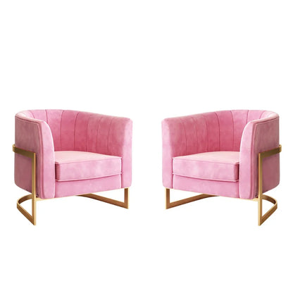 Fauteuil simple moderne pour salon, ensemble de meubles de salon, fauteuil de luxe en velours pour salon