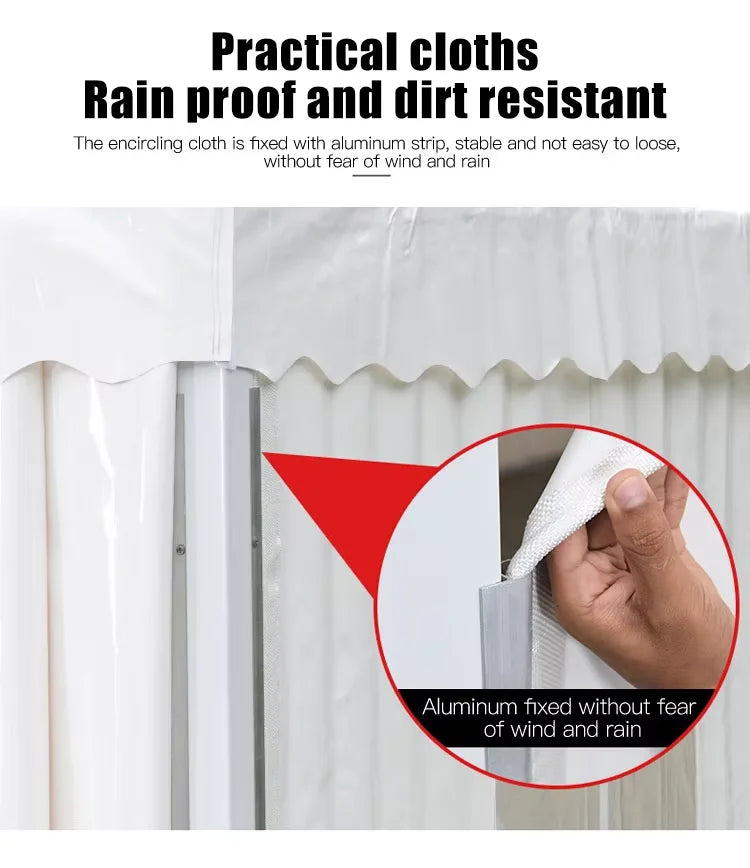 Customizable Aluminum Frame A‑Shape Tent Windproof Sun‑Shade Outdoor Shelter For Wedding Party Garden And Patio Activities