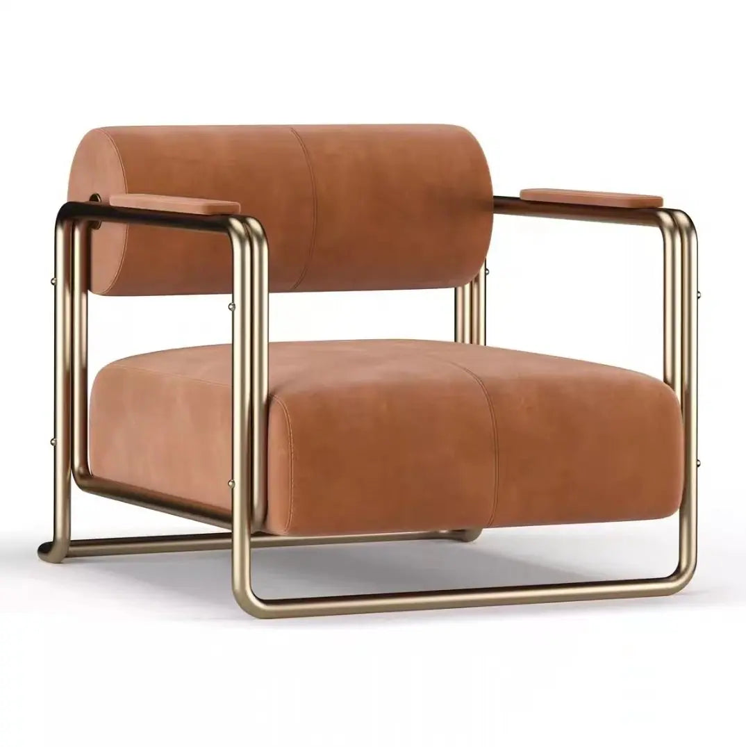 Light luxury fabric single sofa chair modern simple tiger chair