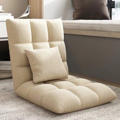 Lazy sofa single tatami bedroom balcony dormitory small sofa bed back chair folding cute floor chair