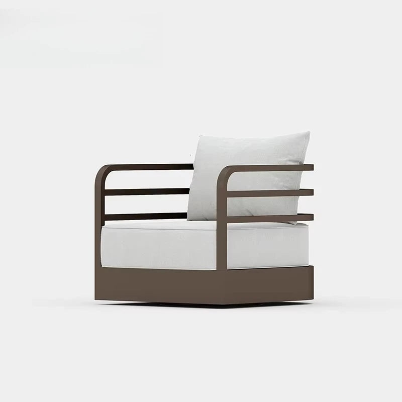 Outdoor Garden Furniture Modern Aluminum Outdoor Sofa Set Garden Furniture Metal Hotel Furniture Waterproof Lounge Set