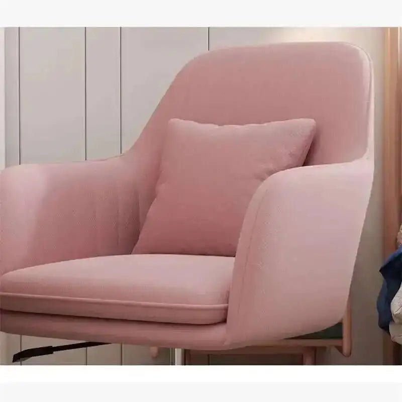 Modern pink Office Chairs for Office Furniture Comfortable Back Lift Swivel computer Chair Home Bedroom Leisure gaming chair K