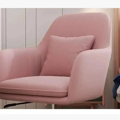 Modern pink Office Chairs for Office Furniture Comfortable Back Lift Swivel computer Chair Home Bedroom Leisure gaming chair K