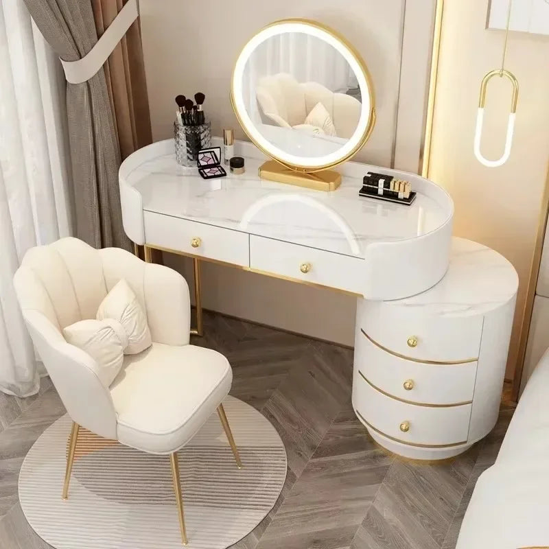 Dresser Stand Makeup Vanity Table Modern White Bedroom Desk Makeup Table Beautys Storage Coiffeuse De Chambre Home Furniture