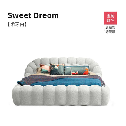 Lounge Clear Bed Decoration Beauty Room Decor Large Size European Sun Sleeping Bed Safe Letto Matrimoniale Trendy Furniture