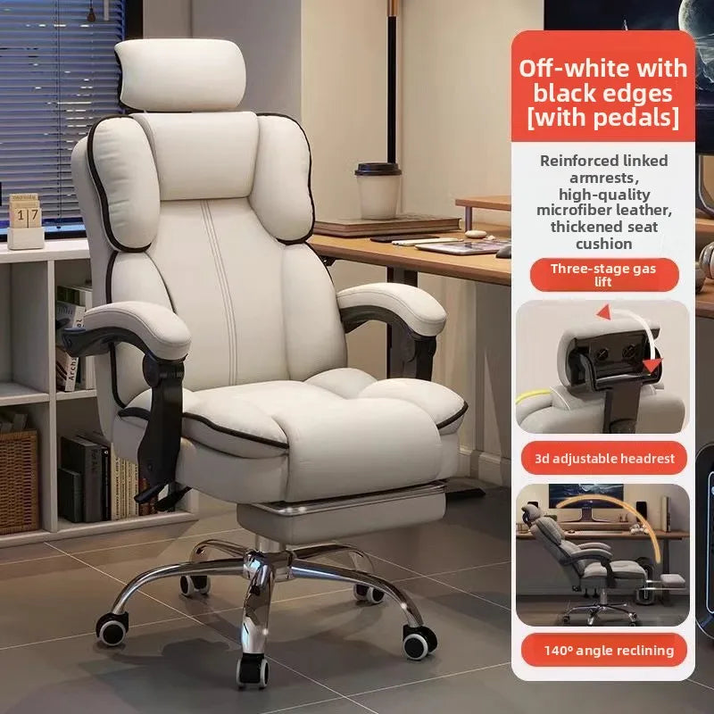 Ergonomic Computer Chair Gaming Office Chair Backrest Swivel Boss Seat Durable Desk Chair for Students Office Chair Furniture